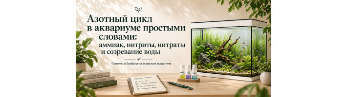 Азотный цикл в аквариуме простыми словами: аммиак, нитриты, нитраты и созревание воды