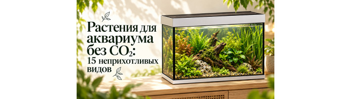 Растения для аквариума без CO₂: 15 неприхотливых видов 