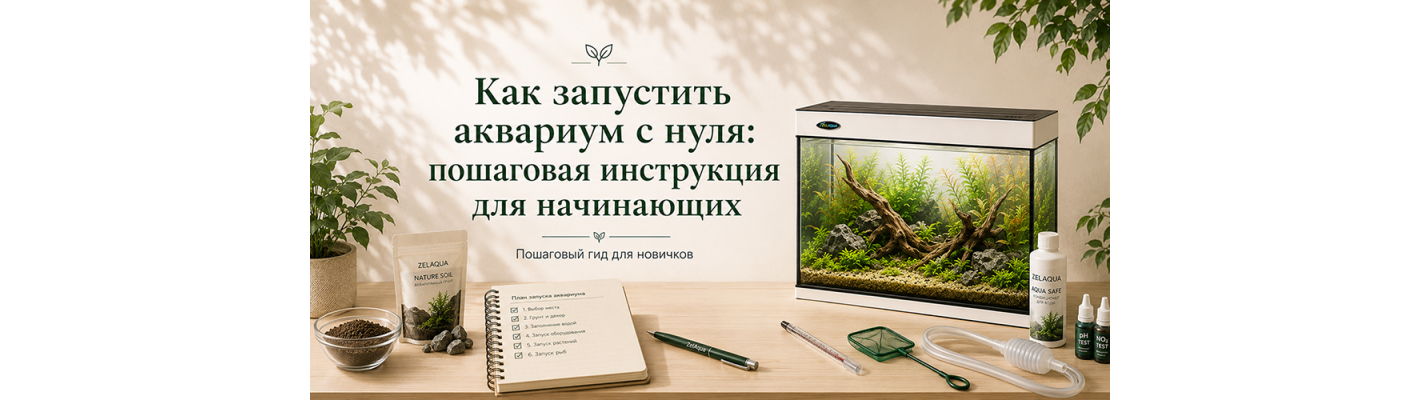 Как запустить аквариум с нуля: пошаговая инструкция для начинающих