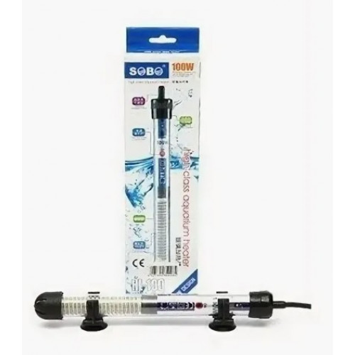 Нагреватель SOBO металл HC-100, 100w, (ZELAQUA)