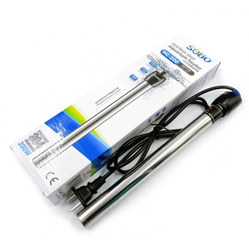 Нагреватель SOBO металл HC-200, 200w, (ZELAQUA)